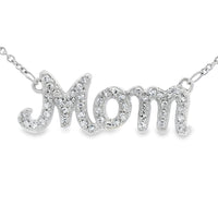 Genuine .25ct Diamond Fashion Pendants Sterling Silver