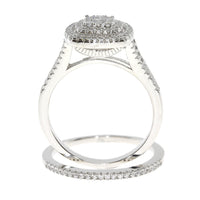 Genuine Cubic Zirconium CZ SS Bridal Sterling Silver