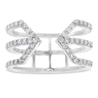 Genuine .50ct Diamond Ring 10KT White Gold