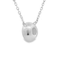 Natural .25ct Lab Grown Diamond Pendant Sterling Silver