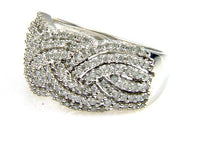 Natural 1.00ct Diamond Ring 10KT White Gold
