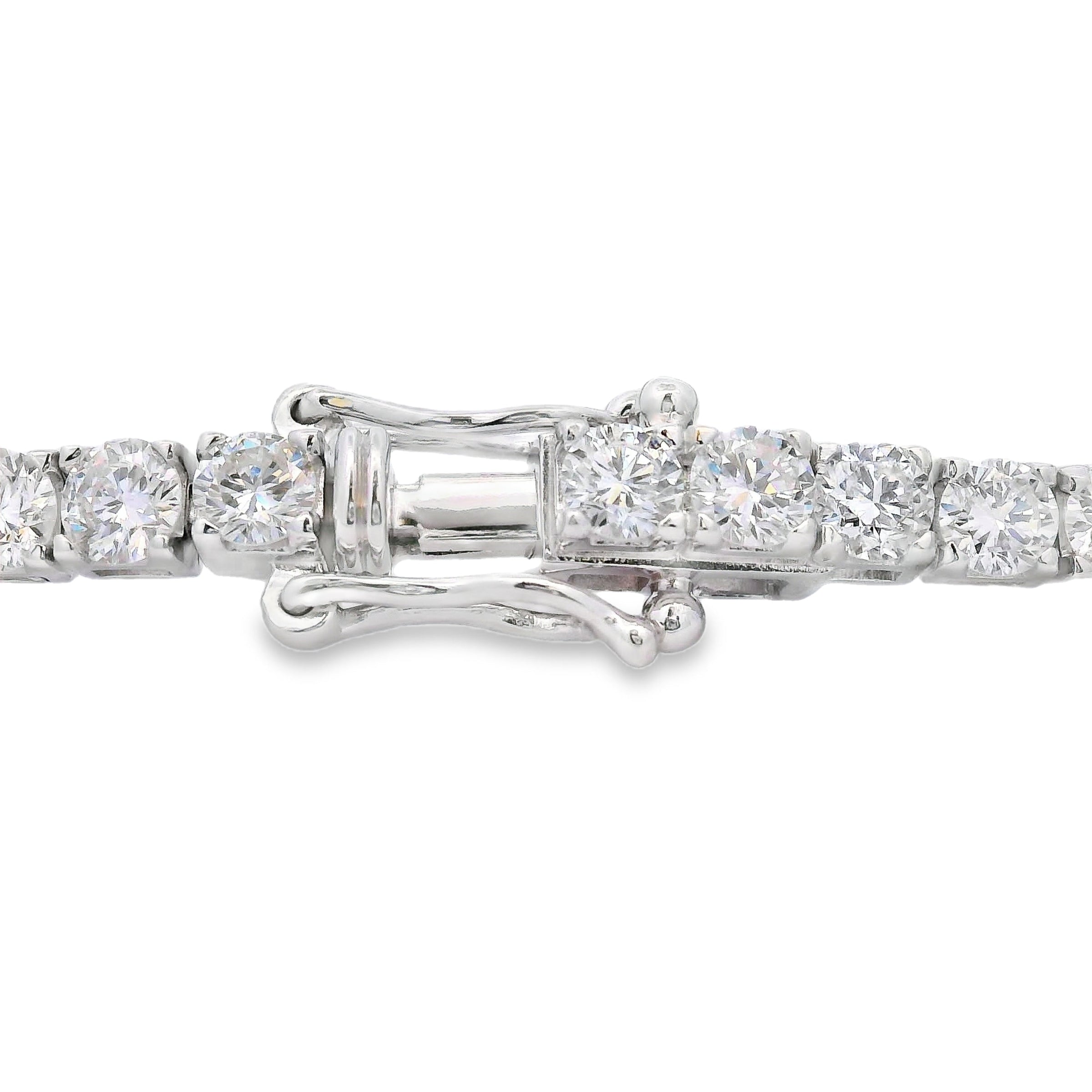 Lab Grown Diamond Tennis Bracelet Sterling Silver