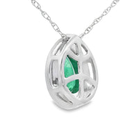 .41ct Emerald Diamond Fashion Pendants 10KT White Gold