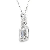 .66ct Sapphire Diamond Fashion Pendants 10KT White Gold