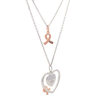 .02ct Diamond Heart Love Pendant Sterling Silver