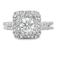 Lab Grown Diamond Fashion band rings 14KT White Gold
