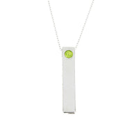 Genuine Peridot Fashion Pendants Sterling Silver