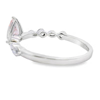 1.00ct Lab Grown Diamond Eng Only 14KT White Gold