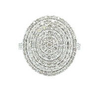 Genuine 1.50ct Diamond Ring 14KT White Gold