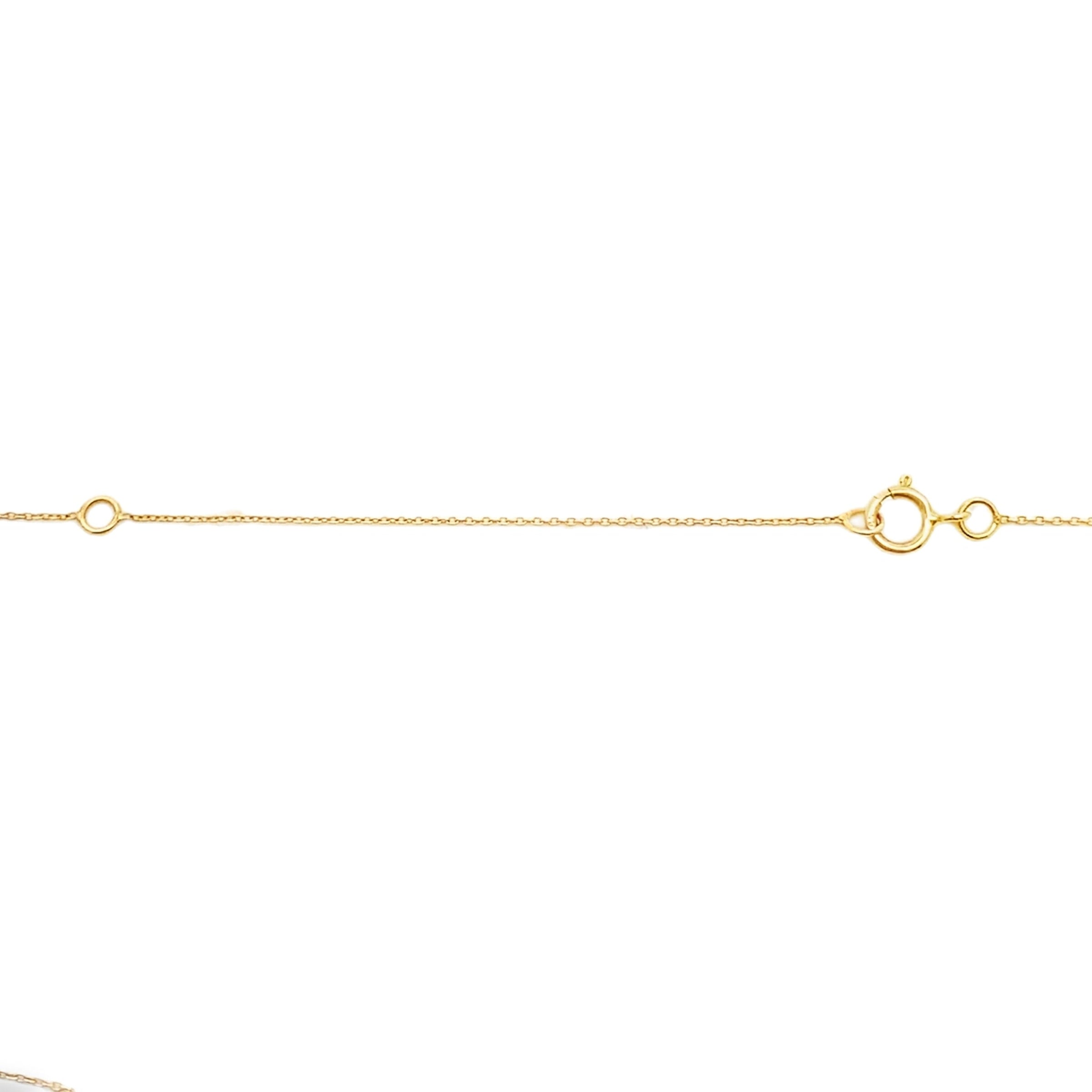 .56ct Diamond Cross Religious Pendant 14KT Yellow Gold