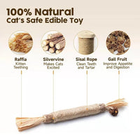 3 pack - natural cat dental sticks