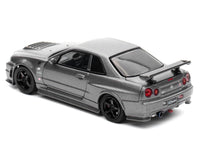 Nissan Skyline GT-R (R34) Z-Tune RHD (Right Hand Drive) Gray Metallic "Thailand Diecast Expo 2025 Event Edition" 1/64 Diecast Model Car by Inno Models