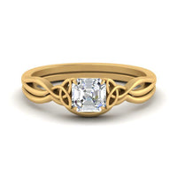 Infinity Celtic Solitaire Wedding Set