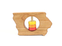 Iowa State Wooden Baby Rattle™ - BIG FRENCHIES