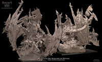 3D Printed Iron Orc Warlord On Wyvern by Avatars of War