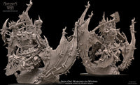 3D Printed Iron Orc Warlord On Wyvern by Avatars of War
