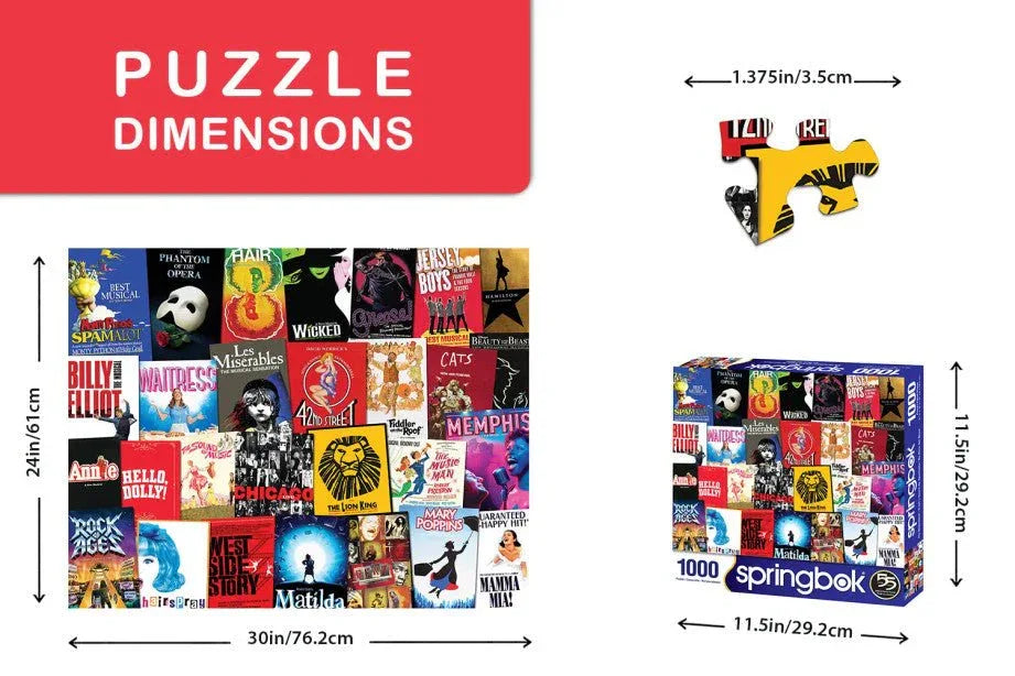 It's Showtime 1000 Piece Jigsaw Puzzle by Springbok Puzzles - BIG FRENCHIES