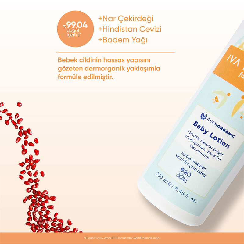 Iva Natura Organic Baby Body Lotion for Gentle Moisture 250 ml