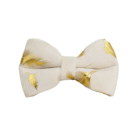 Personalized Ivory Gold Leaf Velvet Classic Set