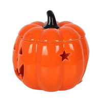 Orange Halloween Jack-O-Lantern Oil Burner - BIG FRENCHIES