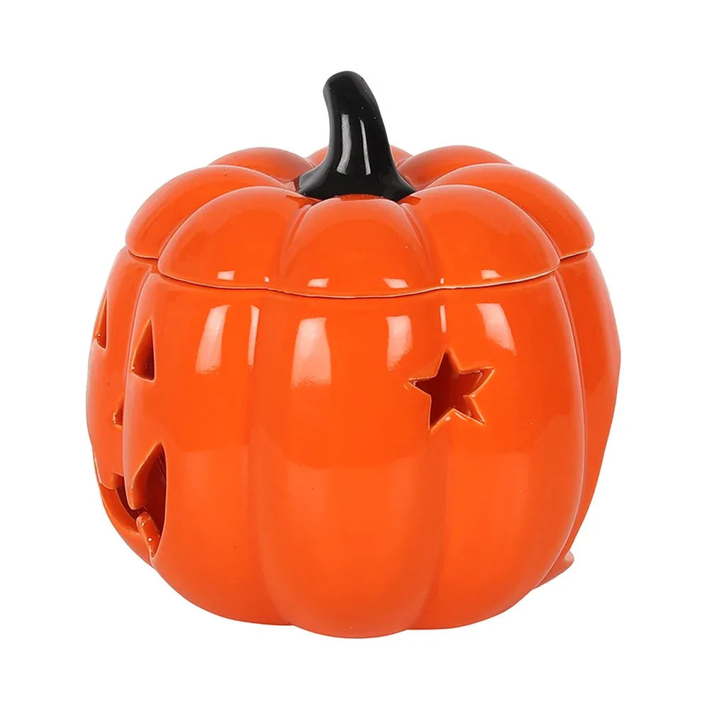 Orange Halloween Jack-O-Lantern Oil Burner - BIG FRENCHIES