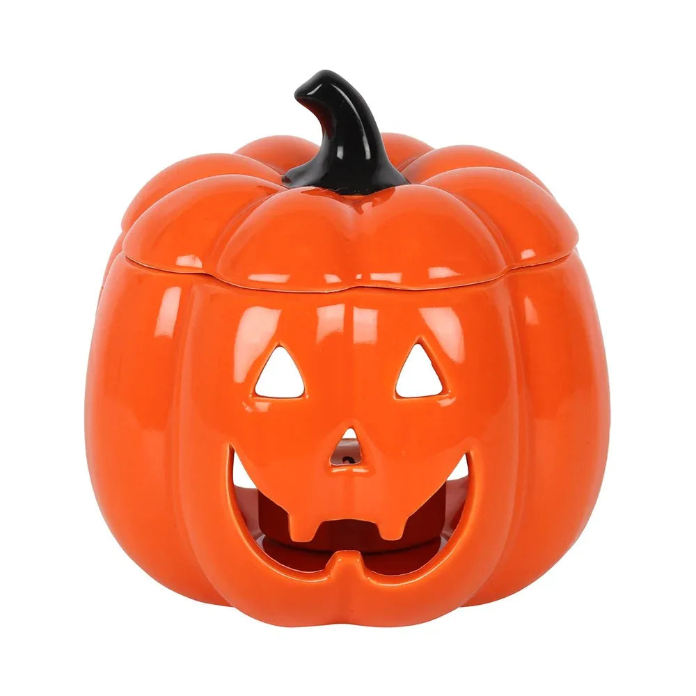 Orange Halloween Jack-O-Lantern Oil Burner - BIG FRENCHIES
