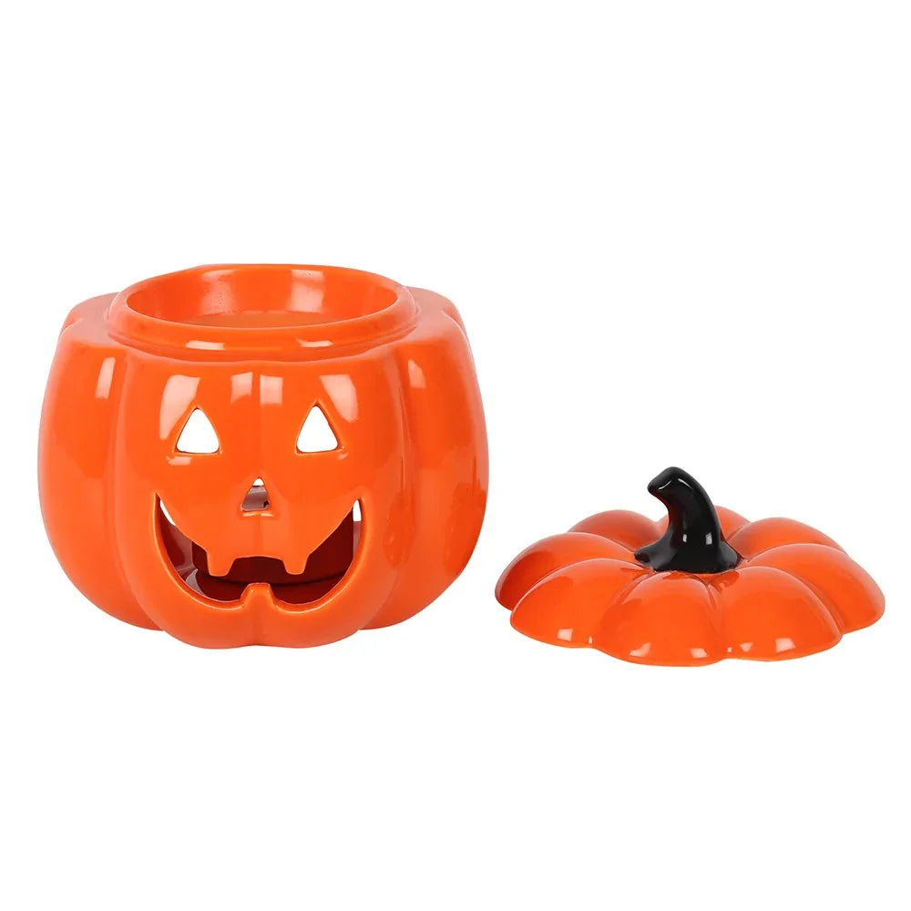 Orange Halloween Jack-O-Lantern Oil Burner - BIG FRENCHIES