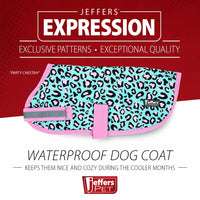 Jeffers Expression 600D Waterproof Ripstop Dog Coat, 240 Gram
