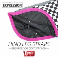Jeffers Expression 600D Waterproof Ripstop Dog Coat, 240 Gram