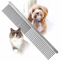Jeffers Flat Back Pet Grooming Combs
