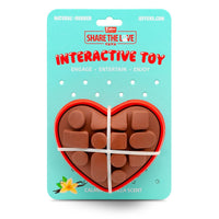 Jeffers Natural Rubber Box of Chocolates Dog Chew Toy for Medium-Chewers
