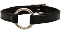 Jeffers Premium Padded Black Leather Dog Collars