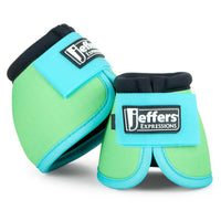 Jeffers Expression Neon No-Turn Bell Boots for Horses