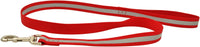 Jeffers Reflective Glow-in-the-Dark Safety Stripe Nylon Dog Leash, 1" W x 4' L