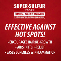 Jeffers Super-Sulfur Skin & Wound Healing Paste for Pets, Horses, & Livestock