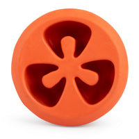 Jeffers Tomato Shaped Natural Rubber Treat Dispensing Dental Dog Chew Toy for Medium-Chewers