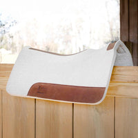 Jeffers WoolLuxe 100% Wool Equine Saddle Pad – Cushioned, Breathable, and Shock-Absorbing