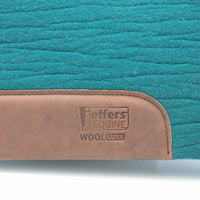 Jeffers WoolLuxe 100% Wool Equine Saddle Pad – Cushioned, Breathable, and Shock-Absorbing