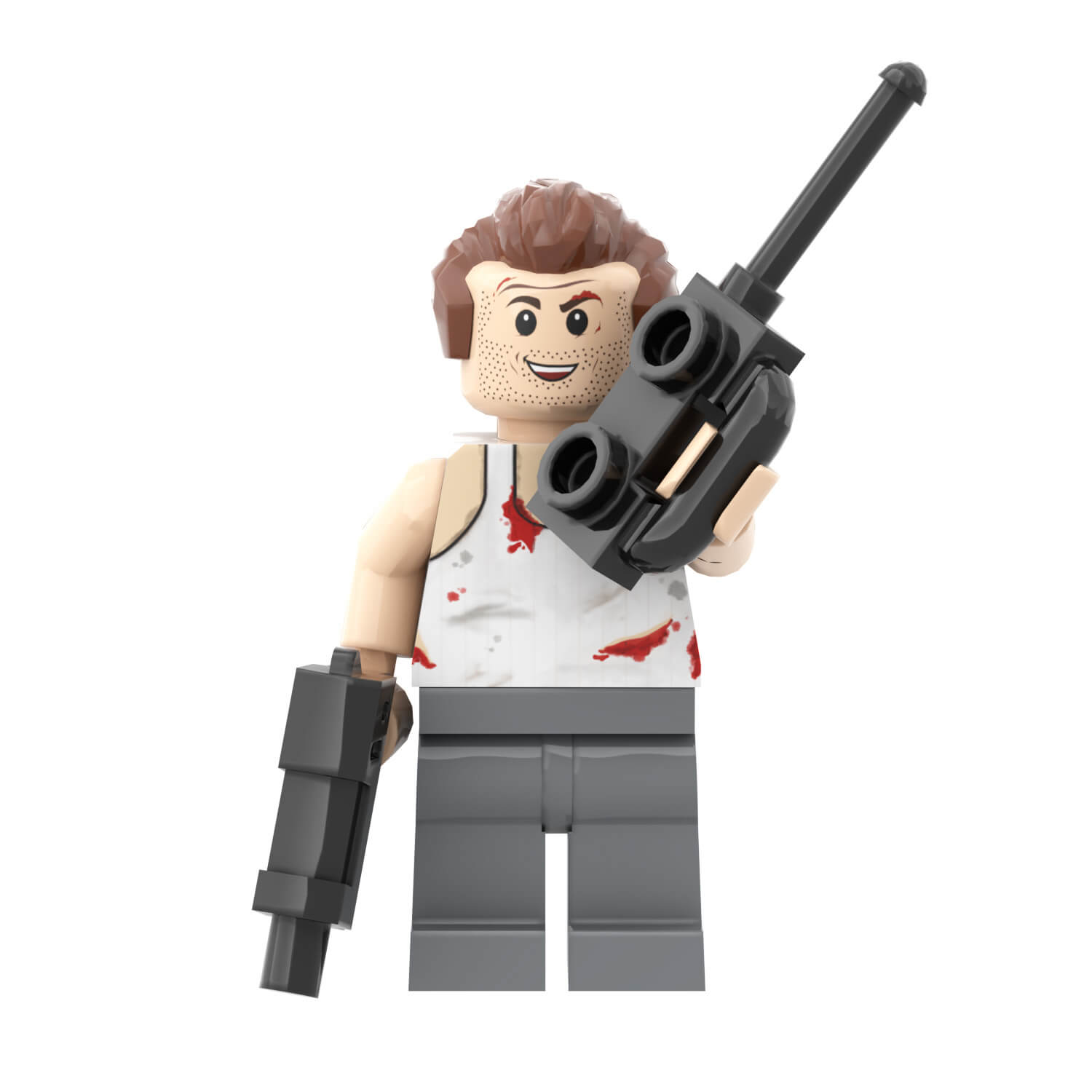 John McClane - Die Hard - Custom Printed Minifig - Made Using LEGO® Parts