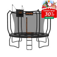 2025 Jumpfly No-Gap 10 FT Trampoline - BIG FRENCHIES