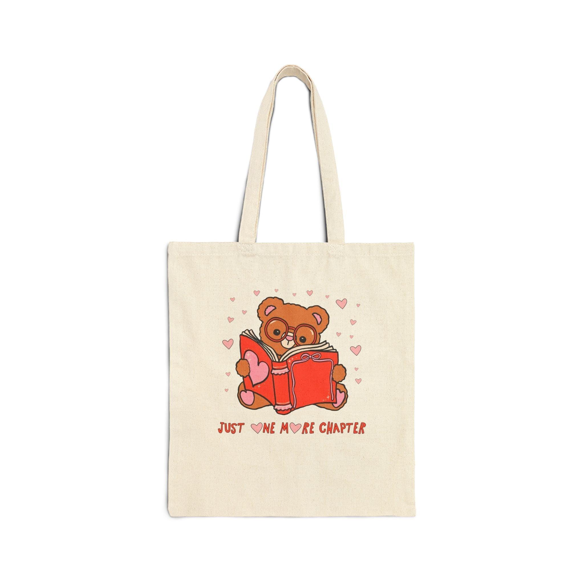 Just One More Chapter Bookish Bear Tote - BIG FRENCHIES