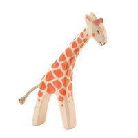 Wooden Animal Figures Handcrafted Elephant Lion Giraffe Toys - # BOT&G512610002 - BIG FRENCHIES