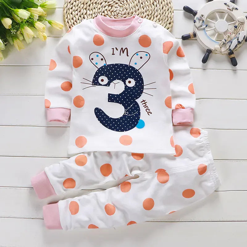 Cotton Pajama Set for Kids (Boys and Girls) - # BAAA81810014 - BIG FRENCHIES
