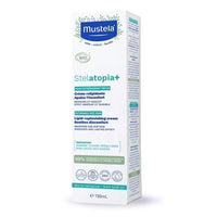 Mustela Stelatopia Moisturizing Cream for Sensitive Skin - 150ml Hydrating Relief for Dry, Irritated Skin