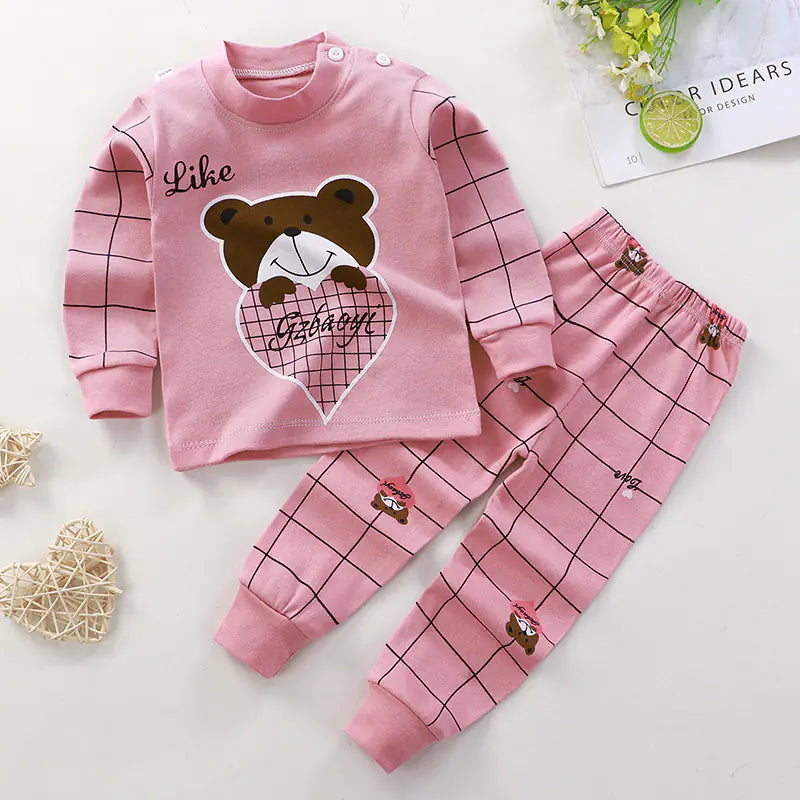 Cotton Pajama Set for Kids (Boys and Girls) - # BAAA81810014