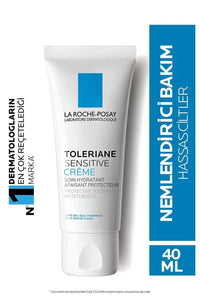 La Roche Posay Toleriane Sensitive Prebiotic Moisturizing Cream - Fragrance-Free, 48hr Hydration for Sensitive Skin