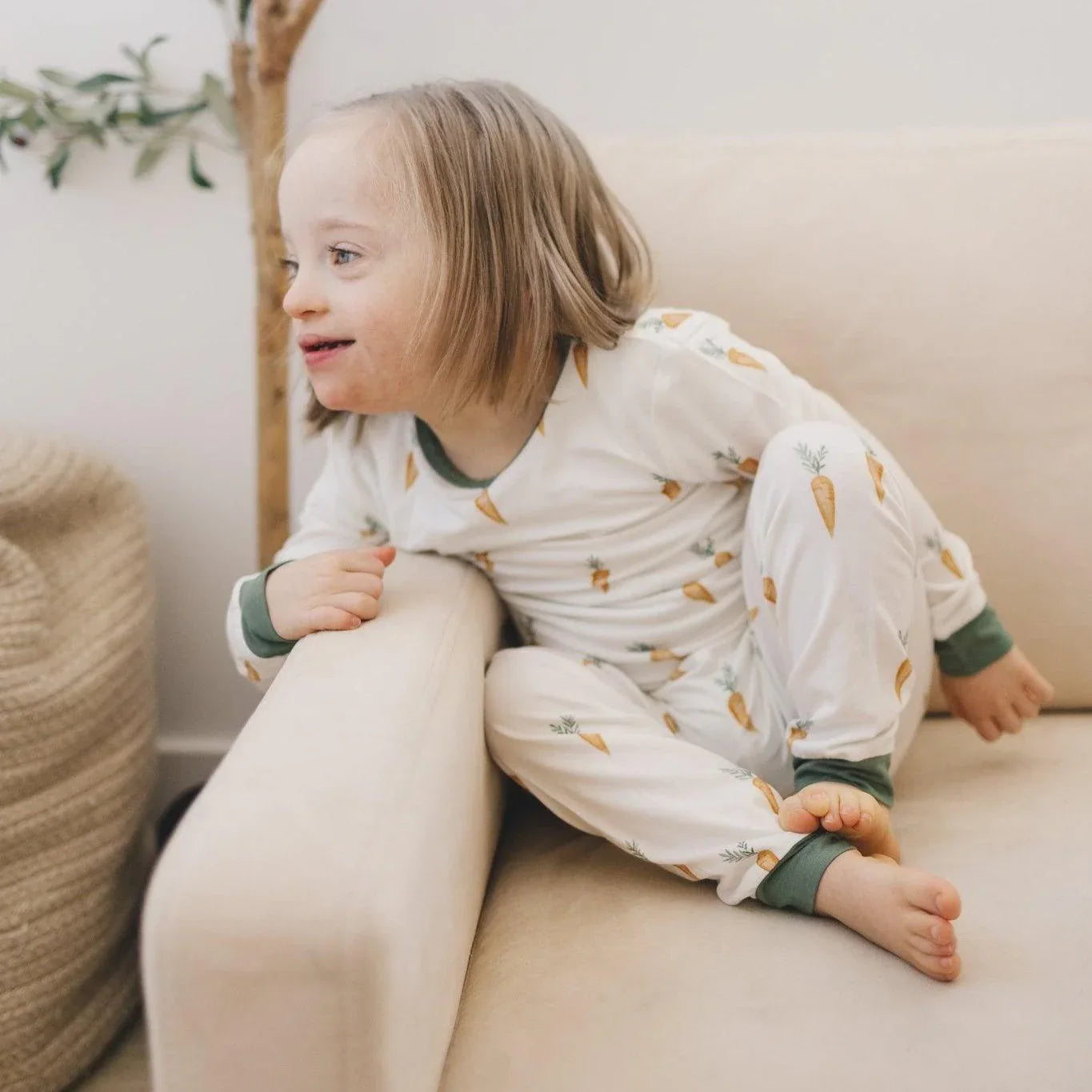 Keep Calm and Carrot On 2pc Bamboo Pajamas - BIG FRENCHIES
