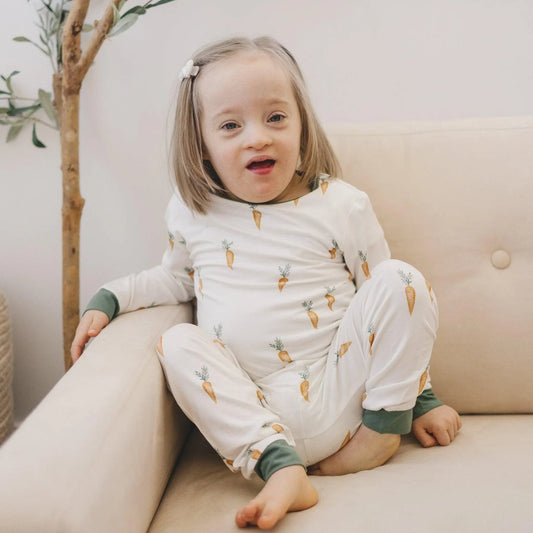 Keep Calm and Carrot On 2pc Bamboo Pajamas - BIG FRENCHIES