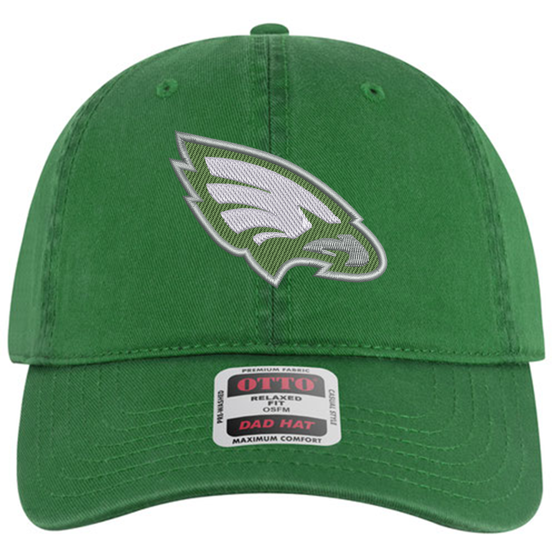 Eagles School Custom Embroidered Dad Hat Strapback