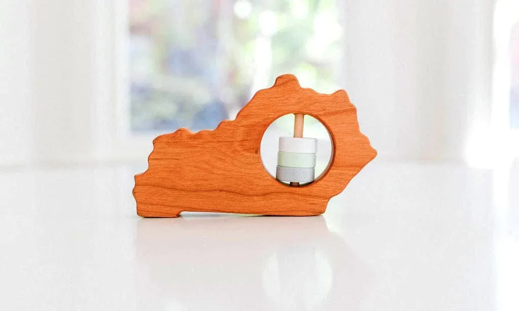 Kentucky State Wooden Baby Rattle™ - BIG FRENCHIES
